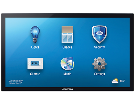 crestron home touchpanel